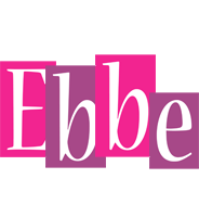 Ebbe whine logo