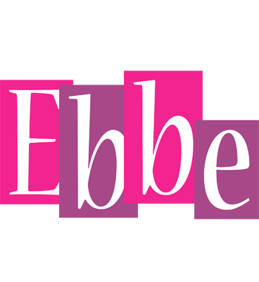 Ebbe whine logo