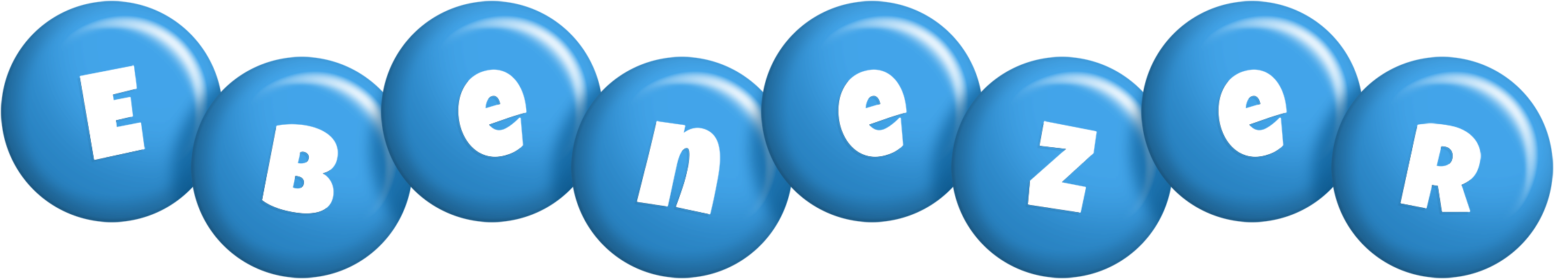 Ebenezer candy-blue logo
