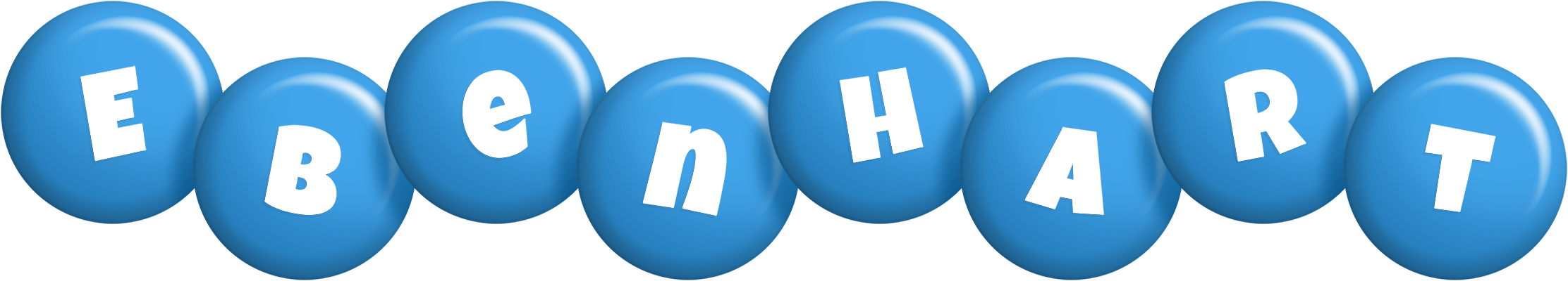 Ebenhart candy-blue logo