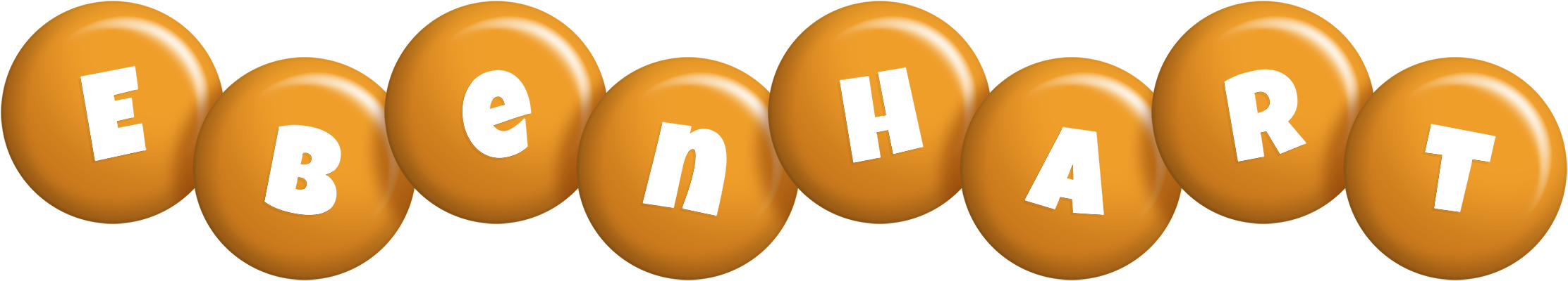 Ebenhart candy-orange logo