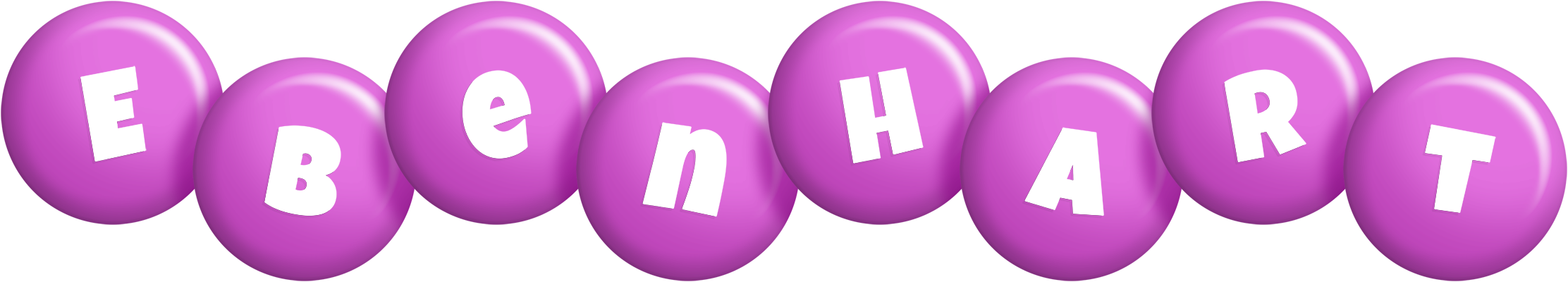 Ebenhart candy-purple logo