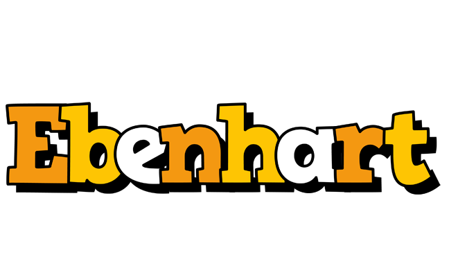 Ebenhart cartoon logo