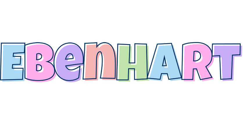 Ebenhart pastel logo