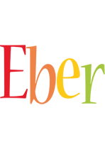 Eber birthday logo