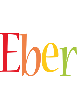 Eber birthday logo