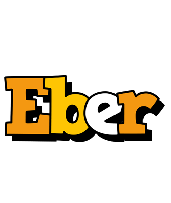 Eber cartoon logo