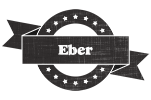 Eber grunge logo