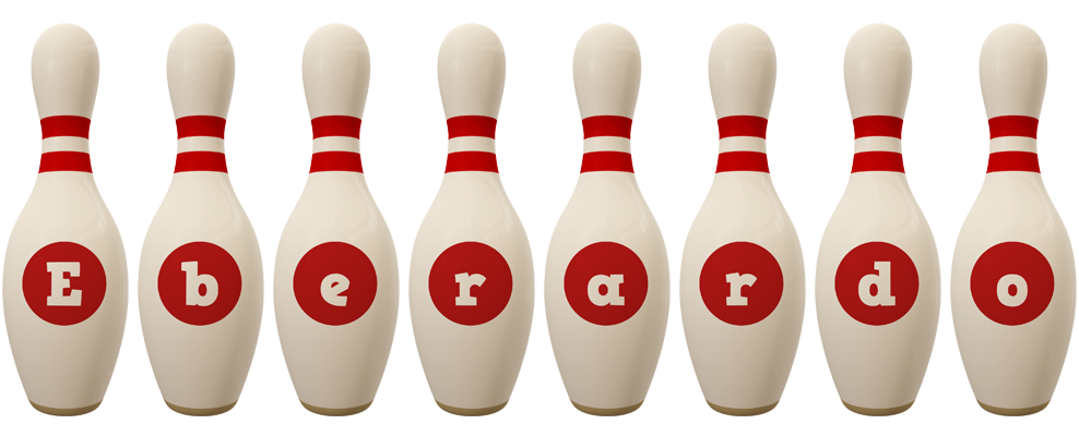 Eberardo bowling-pin logo