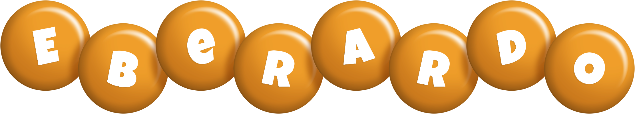 Eberardo candy-orange logo