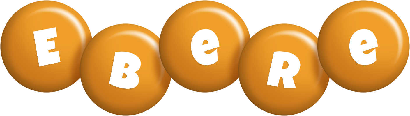 Ebere candy-orange logo