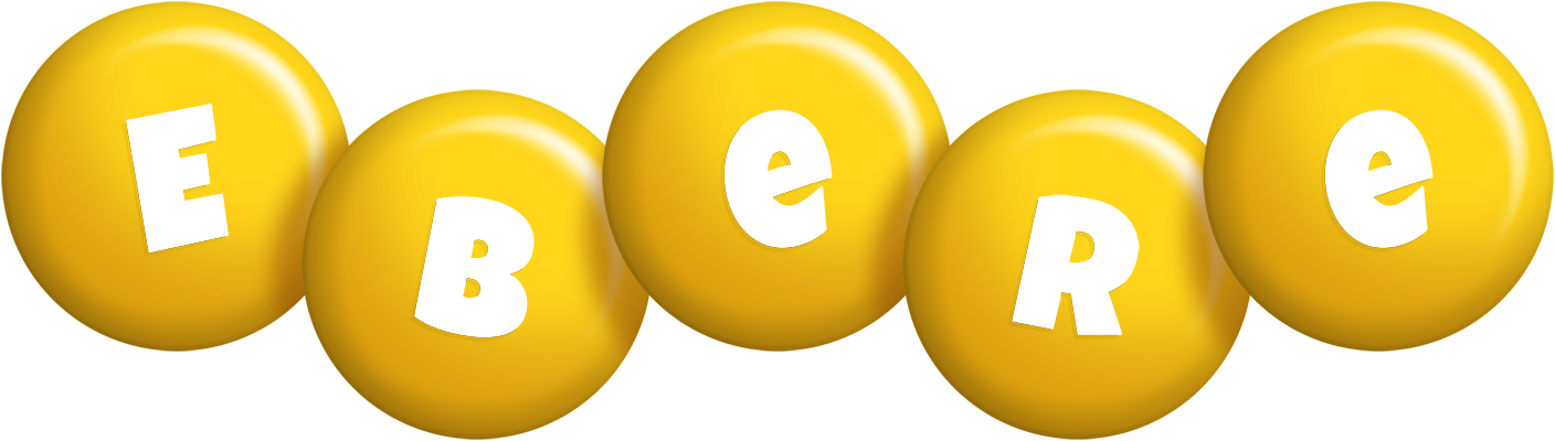 Ebere candy-yellow logo