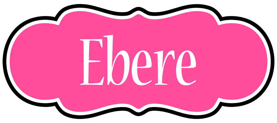 Ebere invitation logo
