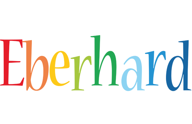 Eberhard birthday logo