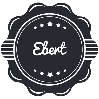Ebert badge logo