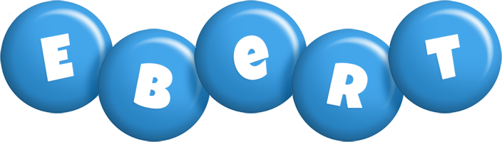 Ebert candy-blue logo