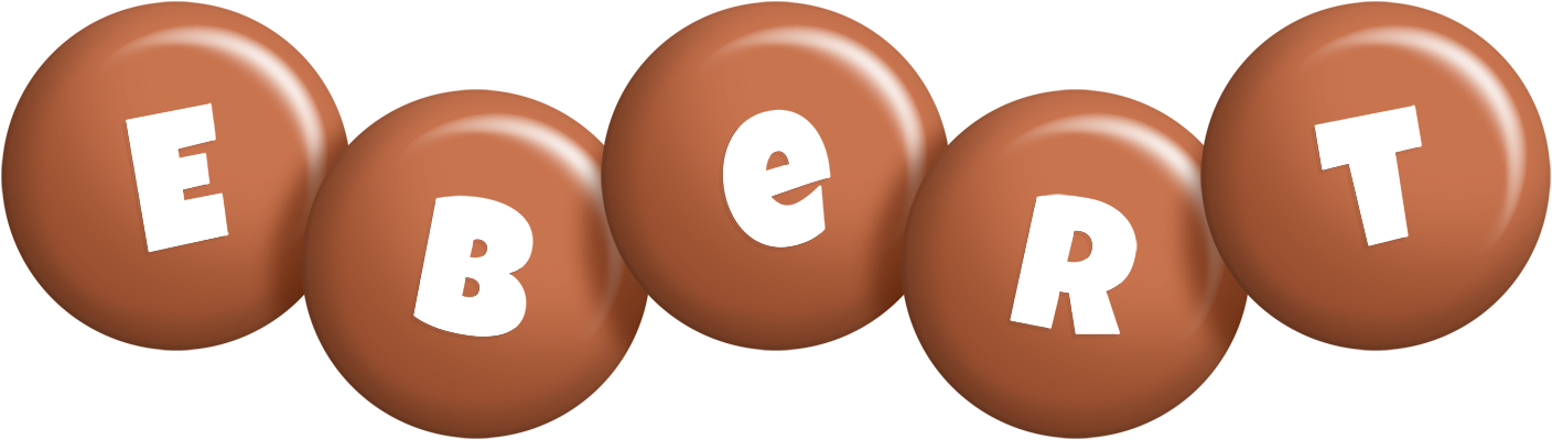 Ebert candy-brown logo