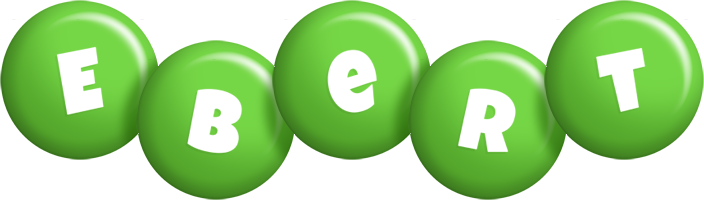 Ebert candy-green logo