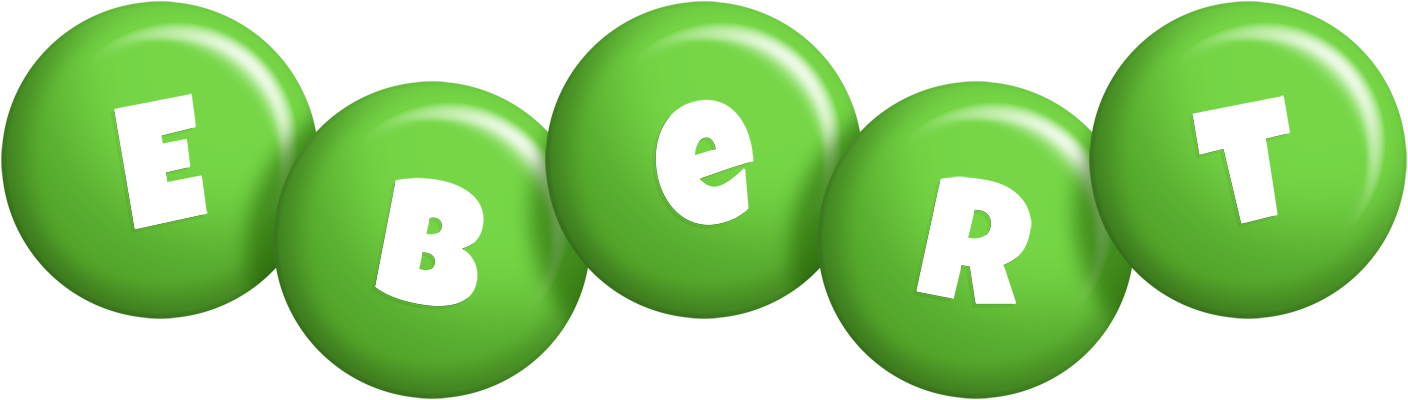 Ebert candy-green logo