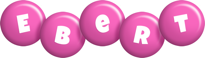 Ebert candy-pink logo
