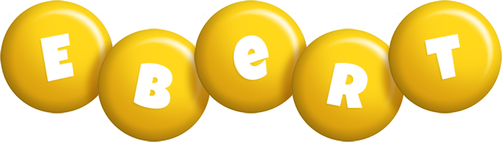 Ebert candy-yellow logo