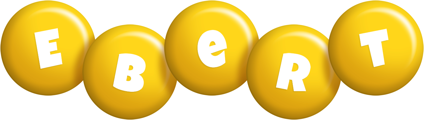 Ebert candy-yellow logo