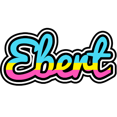 Ebert circus logo