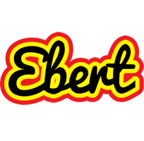 Ebert flaming logo