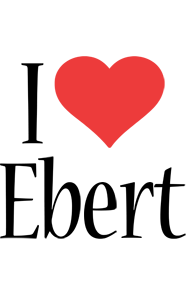 Ebert i-love logo