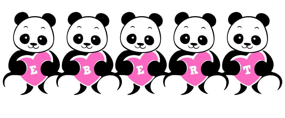 Ebert love-panda logo