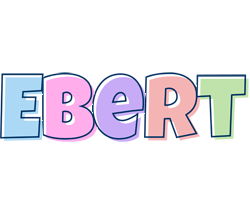Ebert pastel logo
