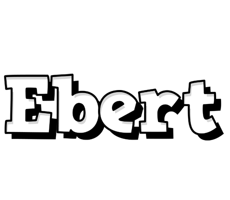 Ebert snowing logo