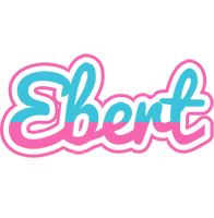 Ebert woman logo