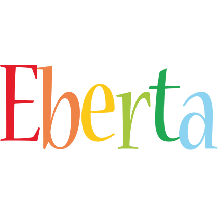 Eberta birthday logo