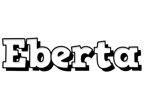 Eberta snowing logo