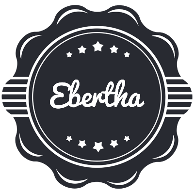Ebertha badge logo