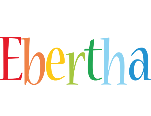 Ebertha birthday logo