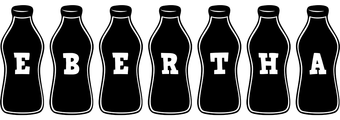Ebertha bottle logo
