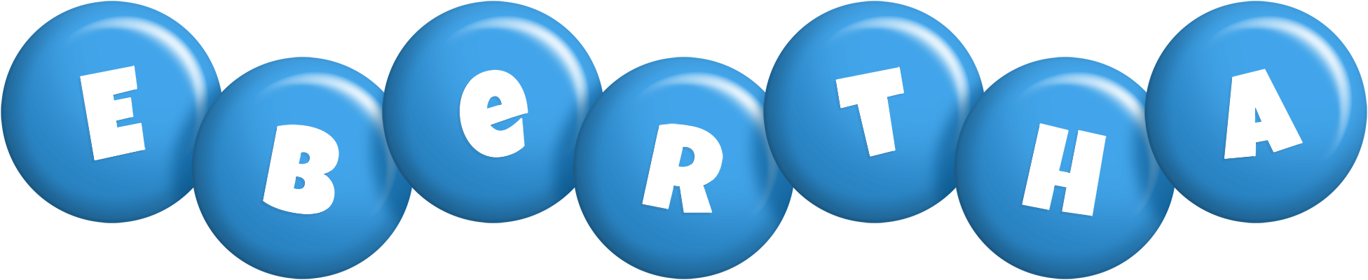 Ebertha candy-blue logo