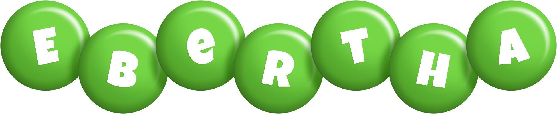 Ebertha candy-green logo