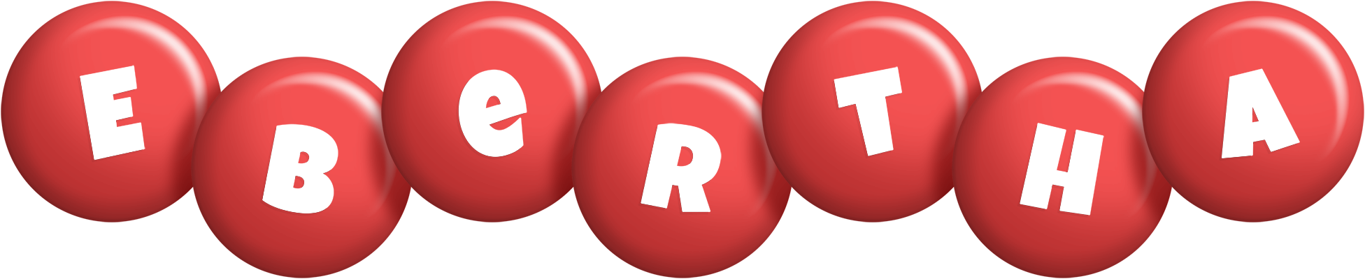 Ebertha candy-red logo