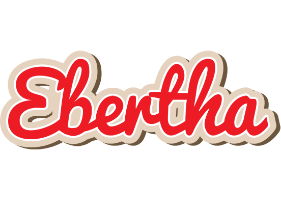 Ebertha chocolate logo