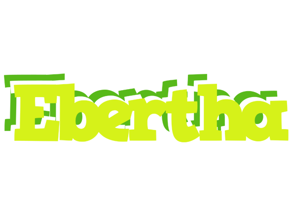 Ebertha citrus logo