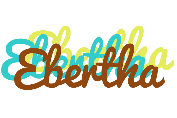 Ebertha cupcake logo
