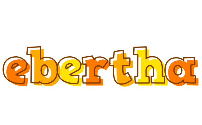 Ebertha desert logo