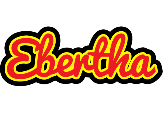 Ebertha fireman logo