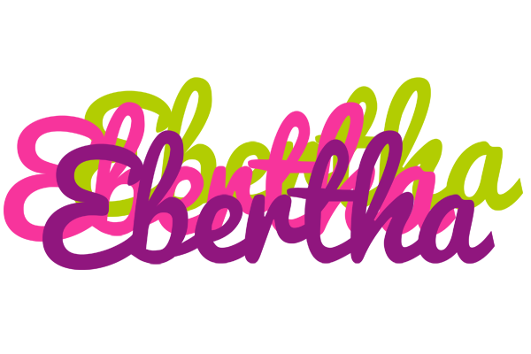 Ebertha flowers logo