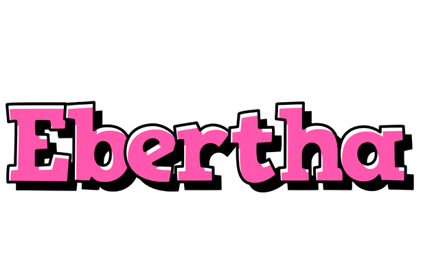 Ebertha girlish logo
