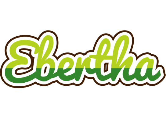 Ebertha golfing logo