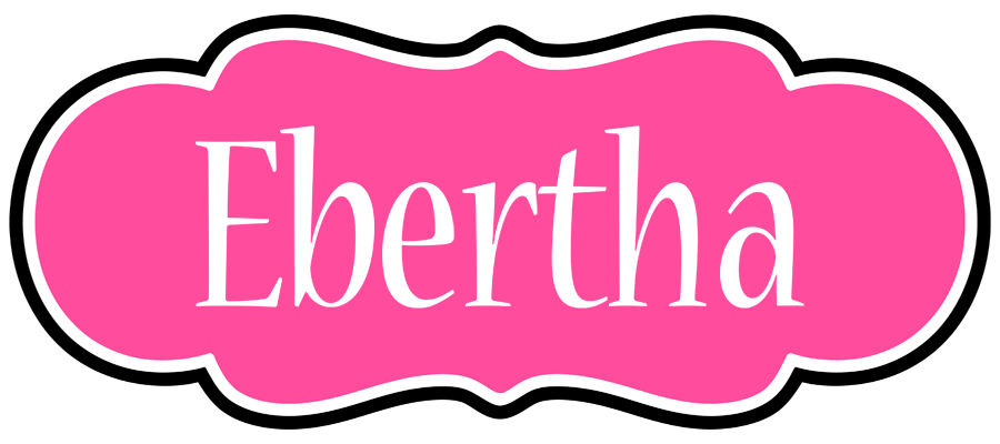 Ebertha invitation logo